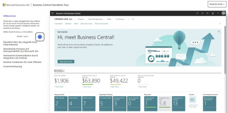 DEMO Dynamics 365 Business Central selbst geführt
